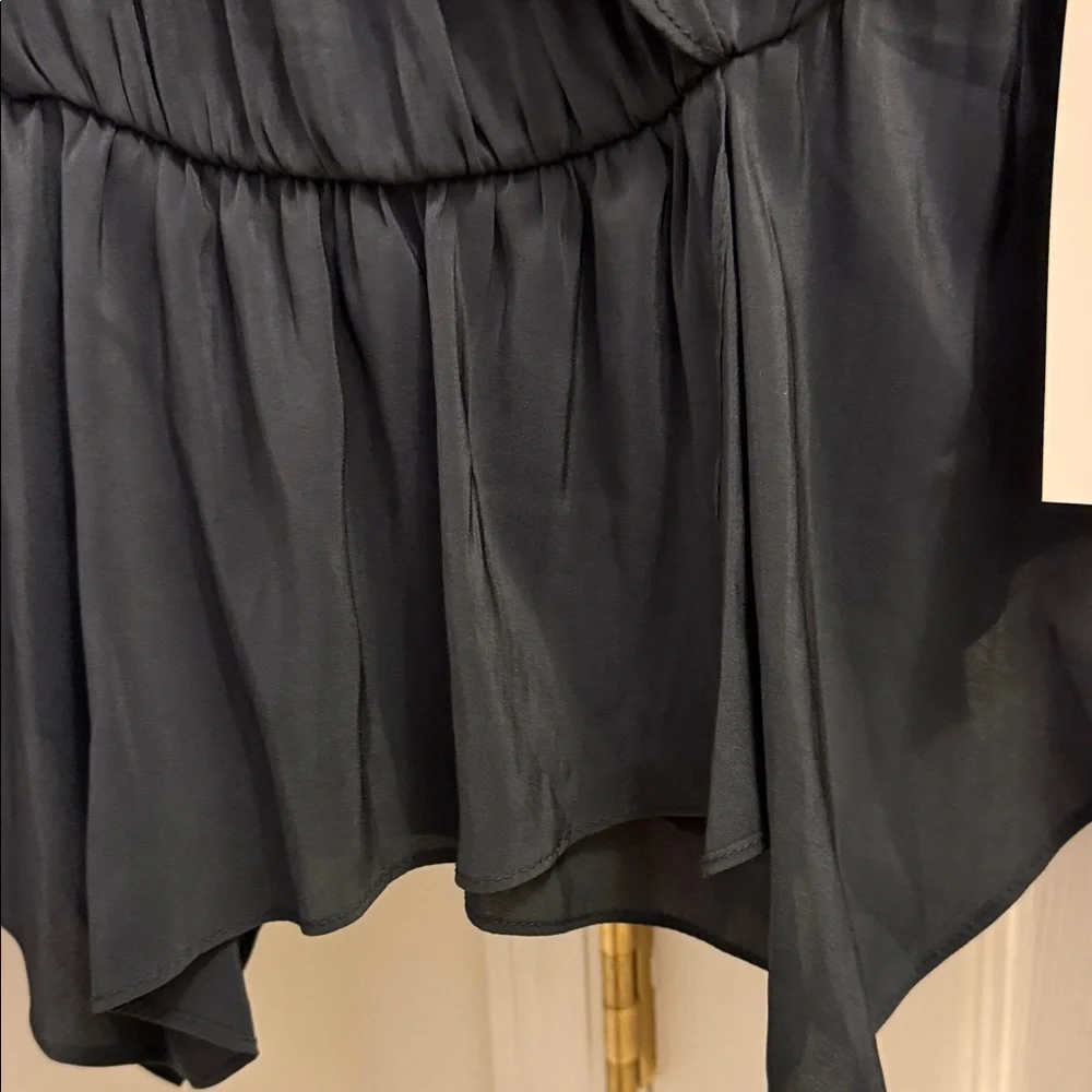 BCBGeneration Black Ruffle Blouse - Picture 5 of 8